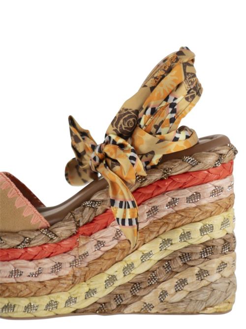 Sandalo donna con zeppa in corda KURT GEIGER London | 5597294209.